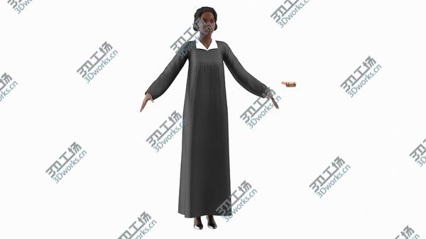 images/goods_img/20210312/Dark Skin Judge Woman Rigged 3D/2.jpg